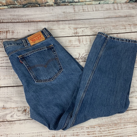 Levi Strauss “505” Straight leg blue jeans size 40 - Picture 7 of 16